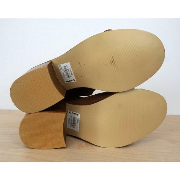 BUCKLE Rag & Co Brown Suede Strappy Sandals Heels - Picture 7 of 8